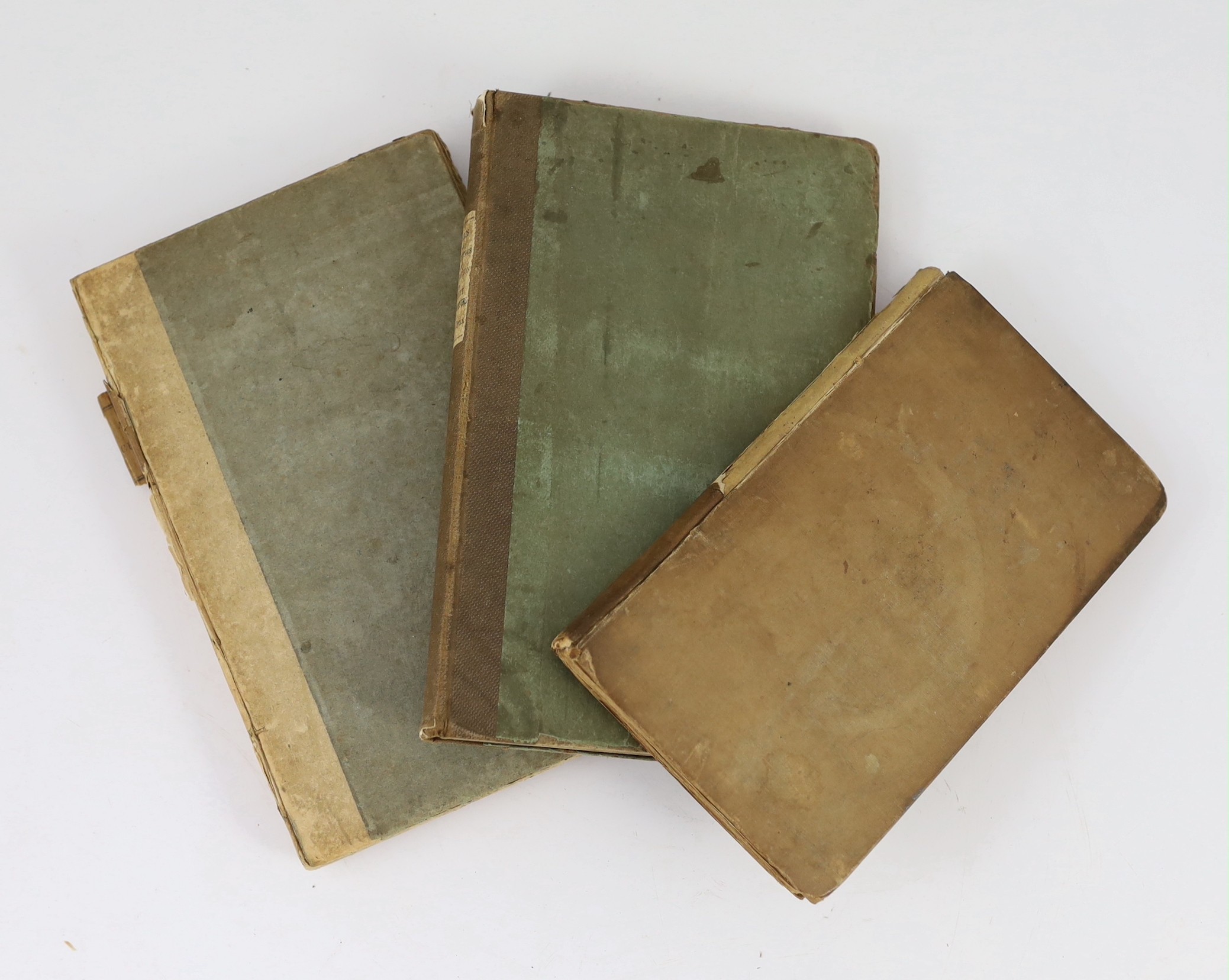 NORFOLK: Clark, Zachary - An Account of the Different Charities belonging to the Poor of the County of Norfolk....original paper boards with printed label, uncut. Bury St. Edmund's, 1811; A Report of the Proceedings of H